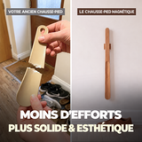 Chausse-pied magnétique en bois